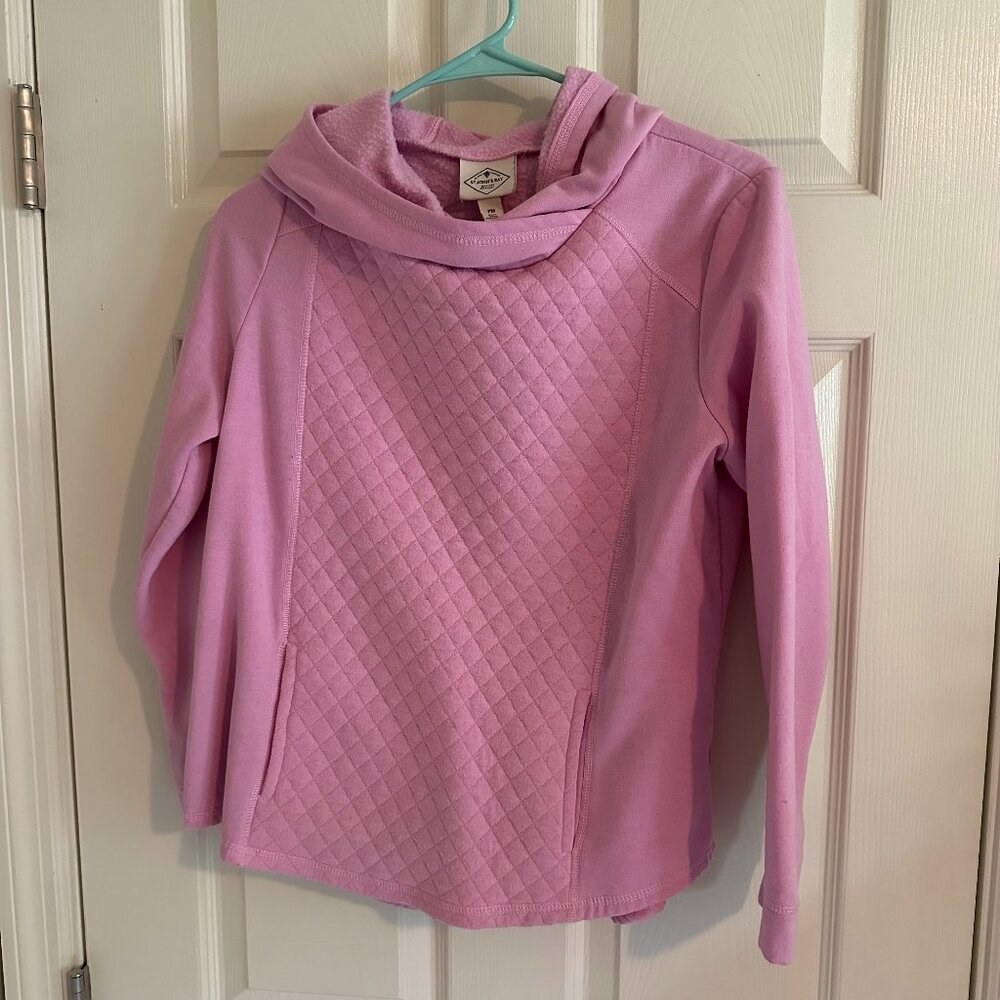 St. John's Bay Pink Quilted Sweatshirt